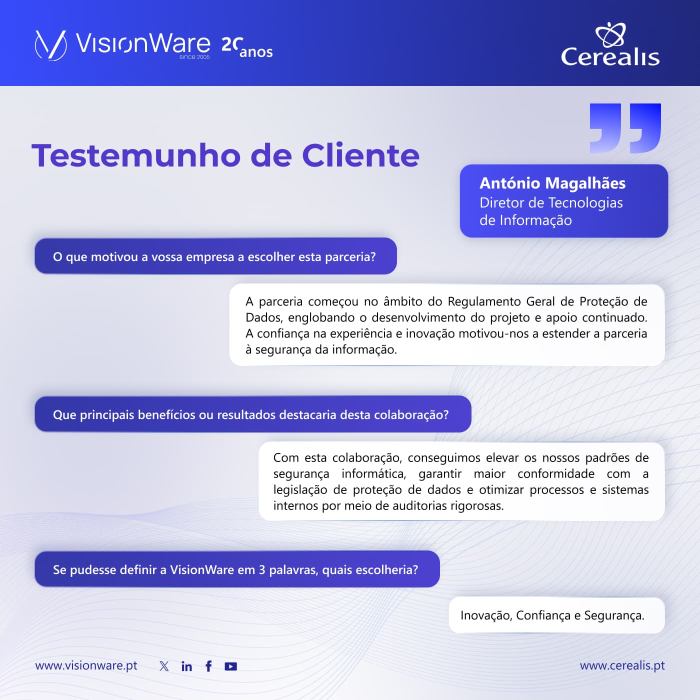testemunha cliente