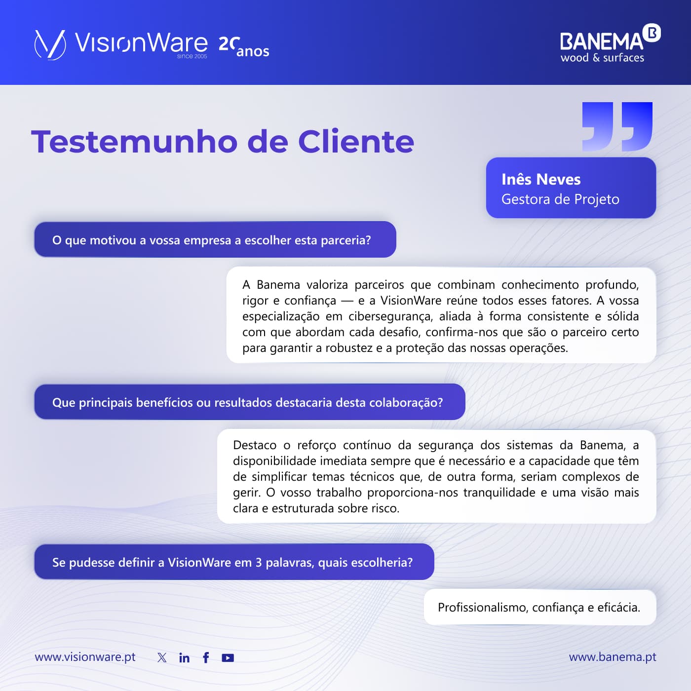 testemunha cliente